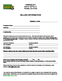 Billing Info Form